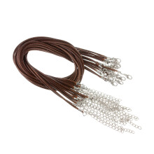 200Ud Cordón De Cera Café Para Pendientes DIY Accesorios De Joyería