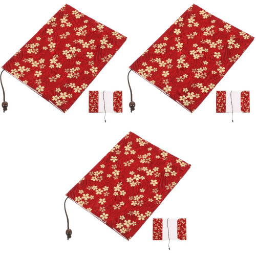 3Ud Roja Para Libro De Tela Resistente Y Decorativa 2