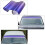 2Ud Lámina De Sombreado Para De Vehículo Morada Material Kk 9
