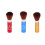 6Ud Retráctiles Metal Para Rubor Polvo Multicolor 10