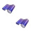 2Ud Lámina De Sombreado Para De Vehículo Morada Material Kk 10