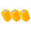 15Ud De Seguridad Para Hojas Usadas ABS Amarillo Compacto 1