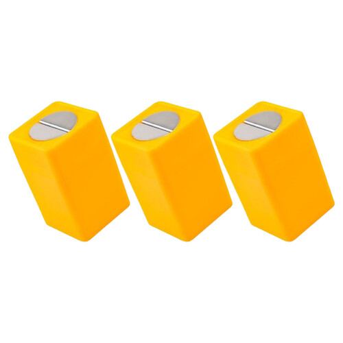 15Ud De Seguridad Para Hojas Usadas ABS Amarillo Compacto