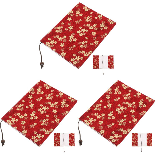 3Ud Roja Para Libro De Tela Resistente Y Decorativa 1
