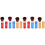 6Ud Retráctiles Metal Para Rubor Polvo Multicolor 2