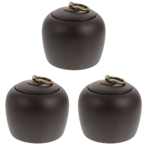 3Ud Para Té Negro Con Para Almacenaje En Casa 1