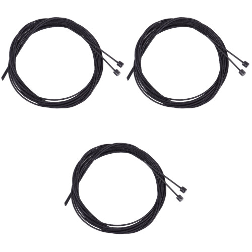 6Ud Cables Cambio Negro Alta Resistencia Para 2