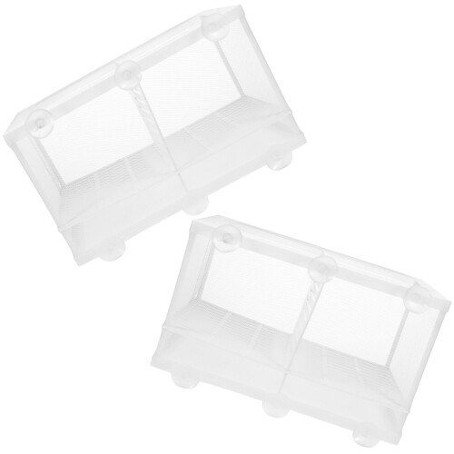 4Ud Caja Separadora Para Cría De Peces Acuario Nylon Resistente 1