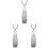 3Ud Collar Colgante Creativo Estilo Vintage 4