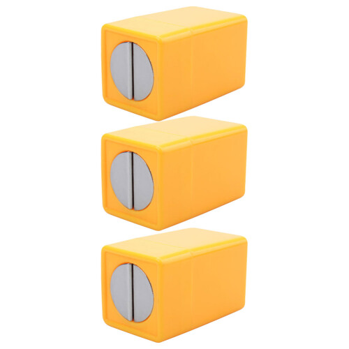 15Ud De Seguridad Para Hojas Usadas ABS Amarillo Compacto 2