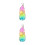 2Ud Collar Piedra Natural Multicolor Con Árbol De Único 7