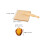 2Jgo Kit Mini Accesorios De Cocina Para Muñecas Con Rodillo Y 3