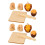 2Jgo Kit Mini Accesorios De Cocina Para Muñecas Con Rodillo Y 11