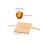 2Jgo Kit Mini Accesorios De Cocina Para Muñecas Con Rodillo Y 2