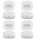 4Ud Cajas Blancas ABS Para Guardado De Dentaduras Con Espejo 7