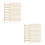 144Ud De Madera Mini Beige Para Casa De Muñecas Y Decoración 7
