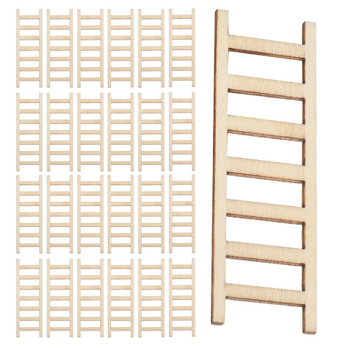 144Ud De Madera Mini Beige Para Casa De Muñecas Y Decoración 1