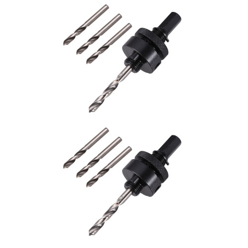 2Ud Mandril Con Mango Hexagonal Y Brocas Para Corte 2