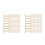 144Ud De Madera Mini Beige Para Casa De Muñecas Y Decoración 8