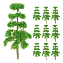 40Ud Árboles Para Dioramas Trenes Y Miniatura Plástico Verde