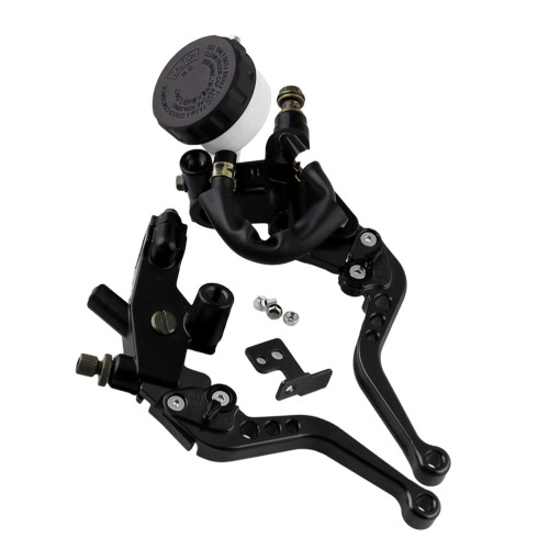 3Paires Levier Cylindre Aluminium Noir