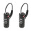 2Pièces Combinaison Câble Acier Noir Durable 4