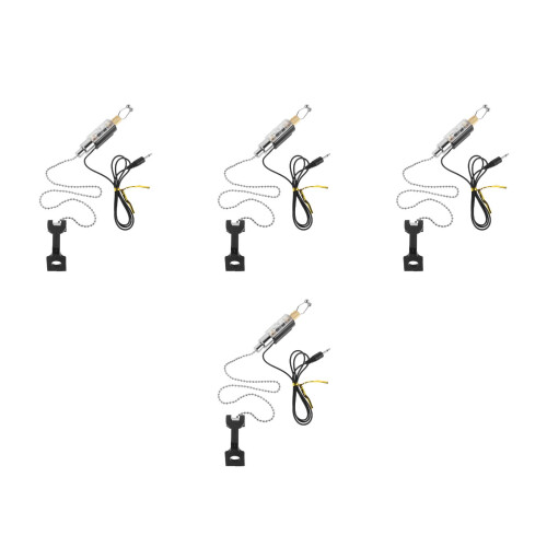 4Pièces Accessoires Morsure Métal Noir Pour Remplacement 2
