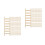144Ud De Madera Mini Beige Para Casa De Muñecas Y Decoración 5
