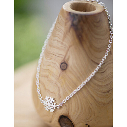 2Ud Charm Plateada Con Copo De Para Cena, Baile O Picnic 2