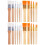 24Pièces Pinceaux Portables Bois Nylon Pour Maison 4