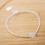 2Ud Charm Plateada Con Copo De Para Cena, Baile O Picnic 8