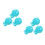 6Pièces Marqueurs De Golf ABS Ciel Double-Face Portable 5