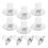 20Pièces Boucles D'oreilles Sécurisés Silicone Métal Argent 1