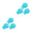 6Pièces Marqueurs De Golf ABS Ciel Double-Face Portable 8