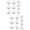 20Pièces Boucles D'oreilles Sécurisés Silicone Métal Argent 9