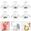 20Pièces Boucles D'oreilles Sécurisés Silicone Métal Argent 11