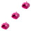 3Pièces Lit Rose Pour Hamster 5