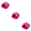 3Pièces Lit Rose Pour Hamster 8
