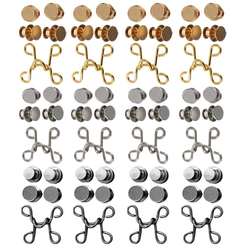 48Ensembles Boutons Pour Jeans Réglables Métal Usage 1