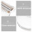 1Ensemble Piano Pouce Transparent Kalimba Confortable Stable 7