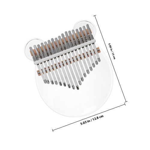 1Ensemble Piano Pouce Transparent Kalimba Confortable Stable 1
