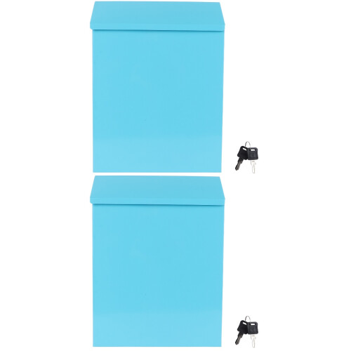 2Pièces Boîte À Suggestions Bleu Usage Élégant 2