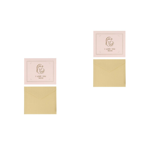 2Pièces Cartes Pop-Up Fleurs 3D Cadeau Raffiné 2