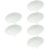6Pièces Ombrelles En Blanches DIY En Bambou Et Résistant 8