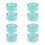 8Pièces PU Transparent Pour Clips 9