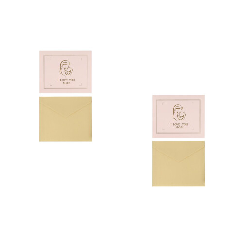 2Pièces Cartes Pop-Up Fleurs 3D Cadeau Raffiné 1