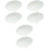 6Pièces Ombrelles En Blanches DIY En Bambou Et Résistant 5