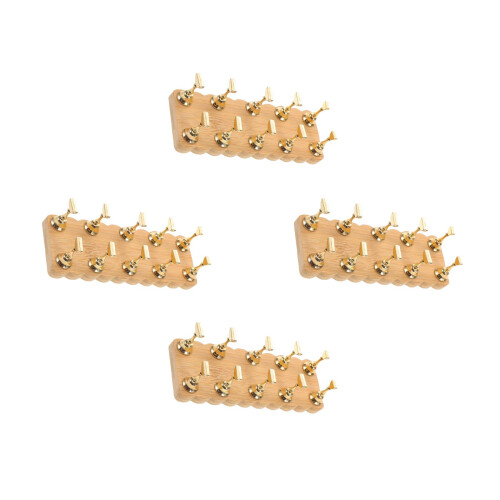 4Pièces Support Ongles Bois Pour Stable Et Pratique 2