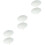6Pièces Ombrelles En Blanches DIY En Bambou Et Résistant 7