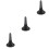 3Pièces -Trompette Noir Tripode Détachable Pour Instrument À Vent 4